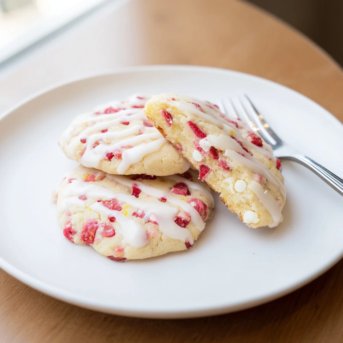 Strawberry Lemonade Cookies