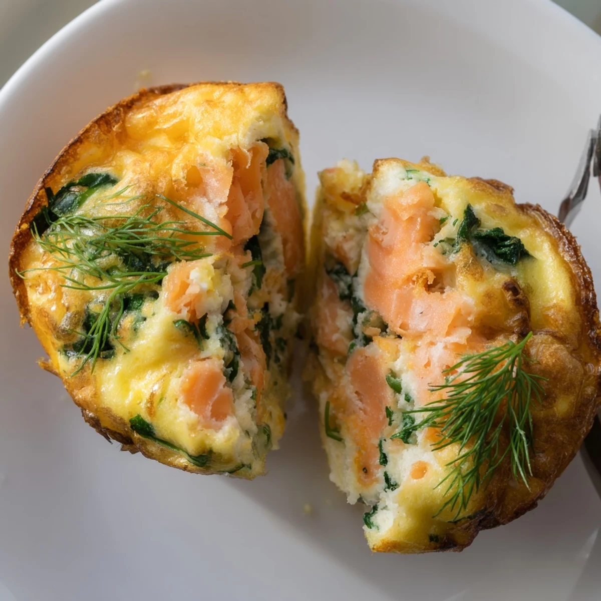 Smoked Salmon Egg Muffins fluffy centers, smoky ribbons, perfect protein-packed brunch bites