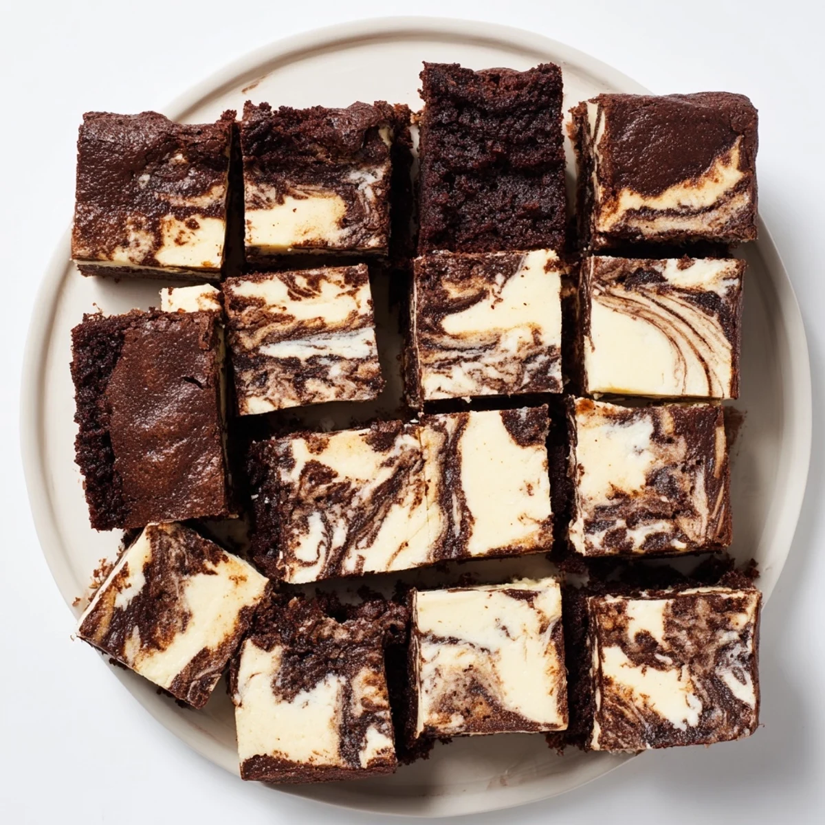 Fudgy sourdough cheesecake brownie bars featuring marbled swirls of tangy cream cheese and rich chocolate