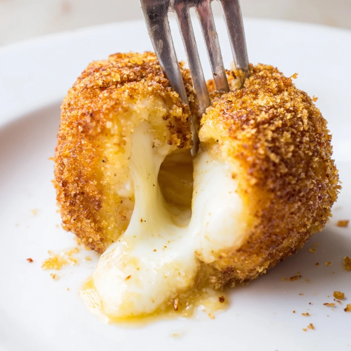 Irresistible Crispy Mozzarella Poppers With Maple Glaze, golden crunch and gooey cheese inside