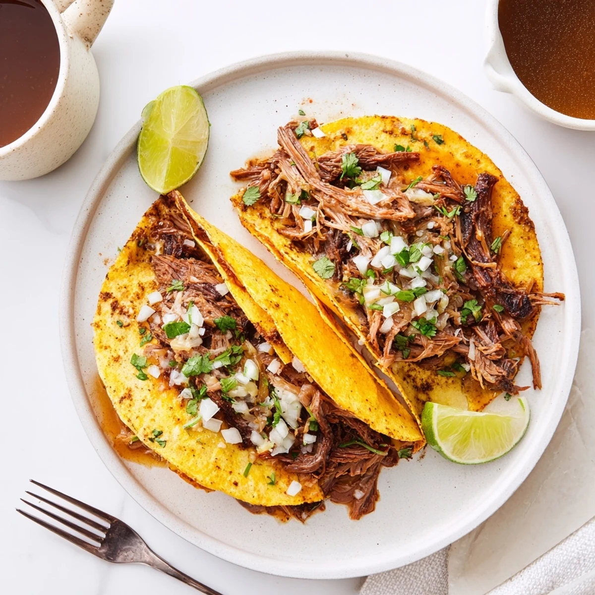 Super Crispy Birria Tacos Recipe showcasing golden, crunchy shells and juicy shredded beef