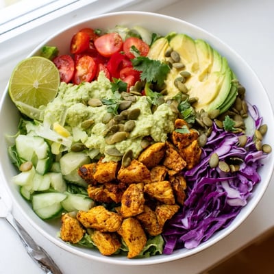 Keto Bowls with Avocado Dressing