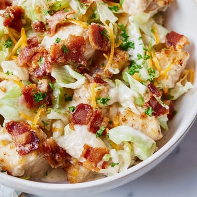 Creamy Chicken Bacon Ranch Cabbage