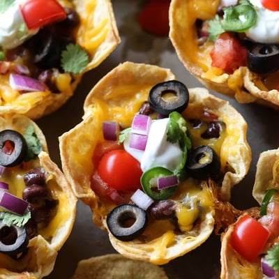 Cheesy Nacho Cups