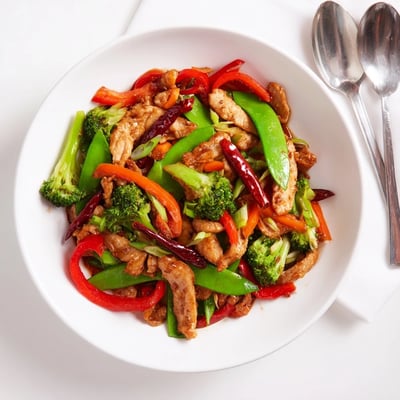 Spicy Hunan Chicken Stir-Fry